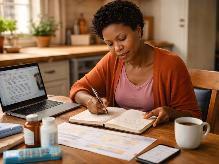 midlife woman trying to understand her symptoms